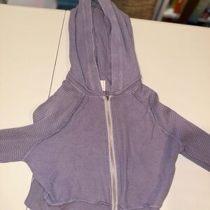 BDG Women's purple  Zip-Up Hoodie